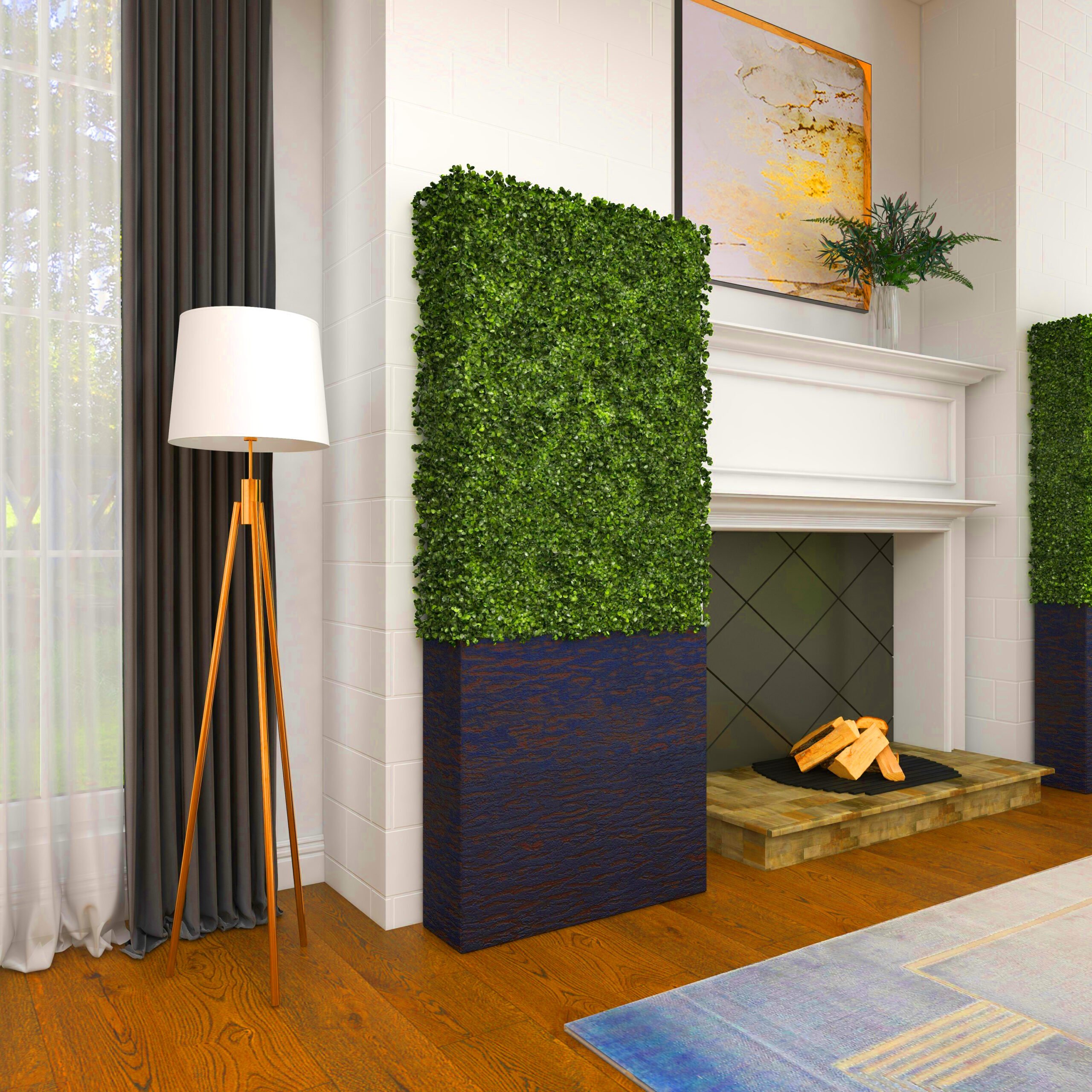 Artificial Green wall 1 Faux Green wall Fake Green wall